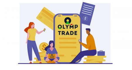 Hoe om aan te meld en geld in Olymp Trade te deponeer