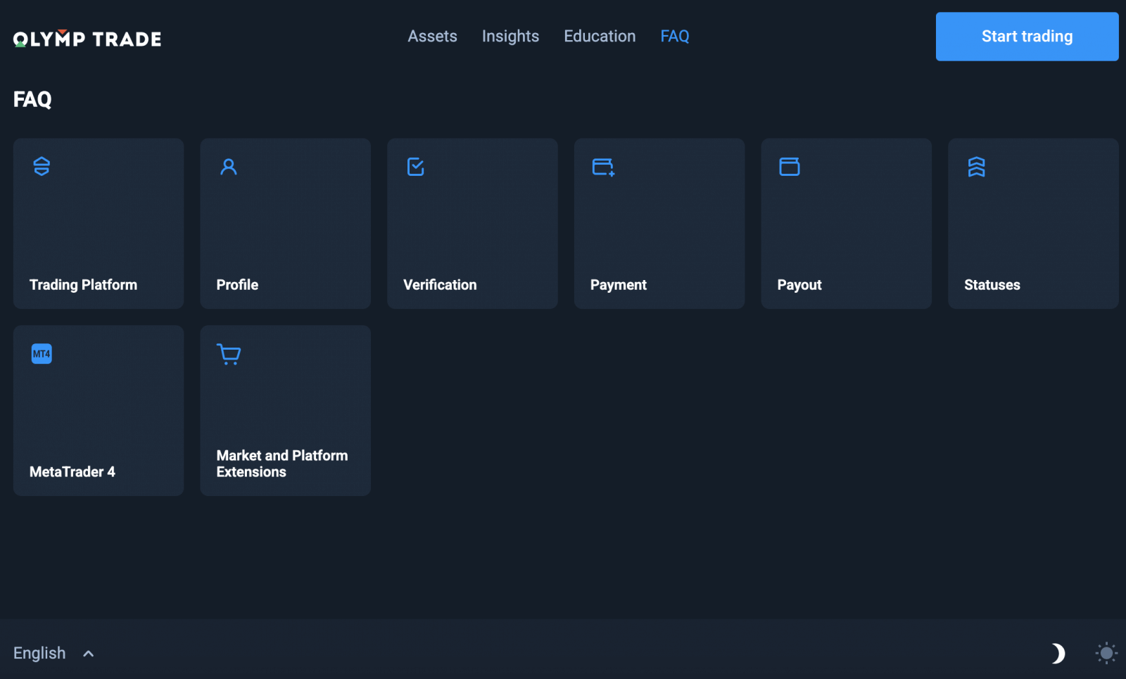 Si të kontaktoni mbështetjen e Olymptrade