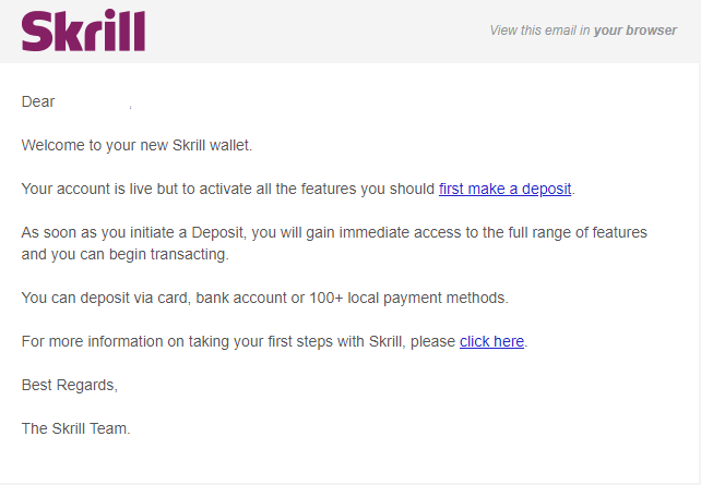 ວິທີການຝາກແລະຖອນເງິນຈາກ Olymptrade ດ້ວຍ Skrill E-Wallet