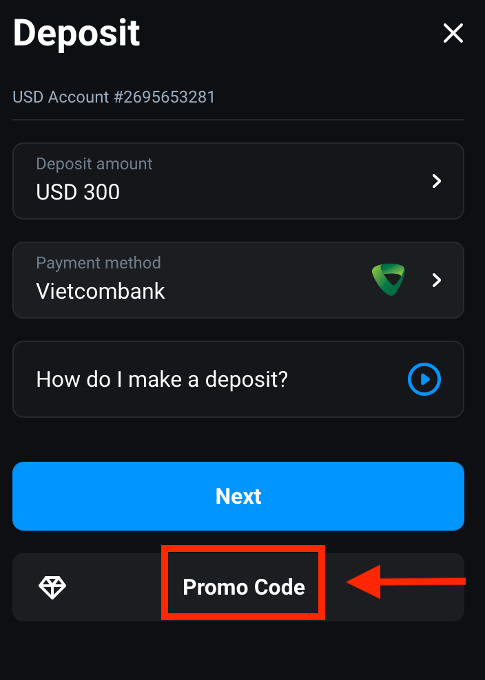 Kā noguldīt naudu Olymptrade, izmantojot bankas pārskaitījumu