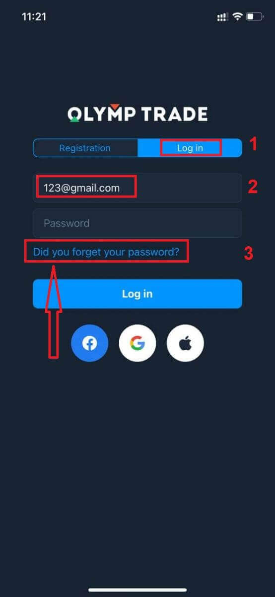 Kā pieteikties un verificēt kontu pakalpojumā Olymptrade