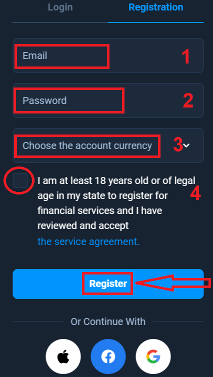 Como abrir uma conta e fazer login na Olymptrade Como abrir uma conta e fazer login na Olymptrade