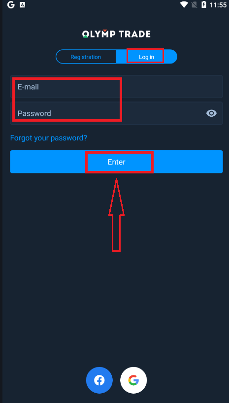 Como abrir uma conta e fazer login na Olymptrade Como abrir uma conta e fazer login na Olymptrade