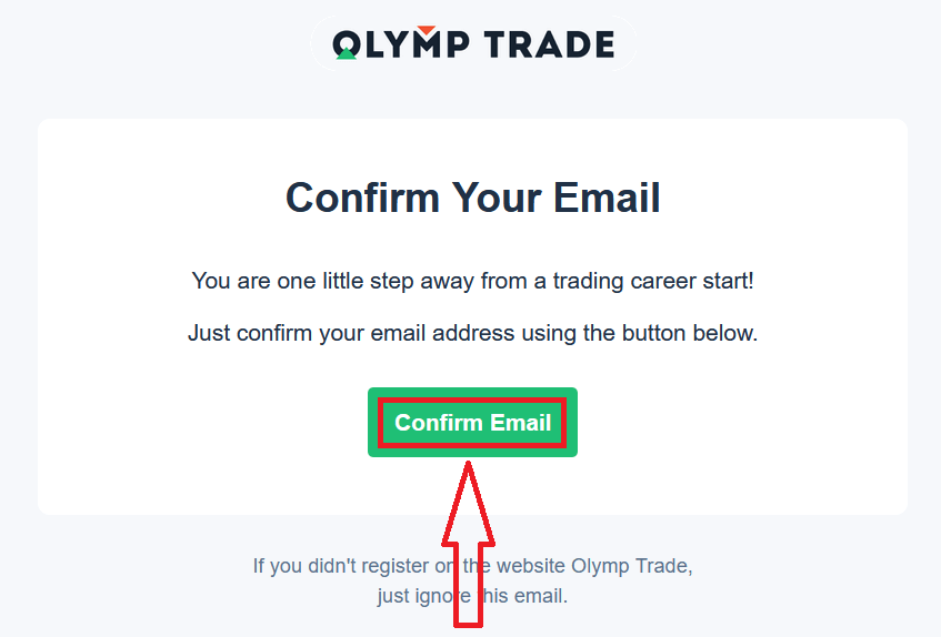 Како се регистровати и подићи новац на Olymptrade