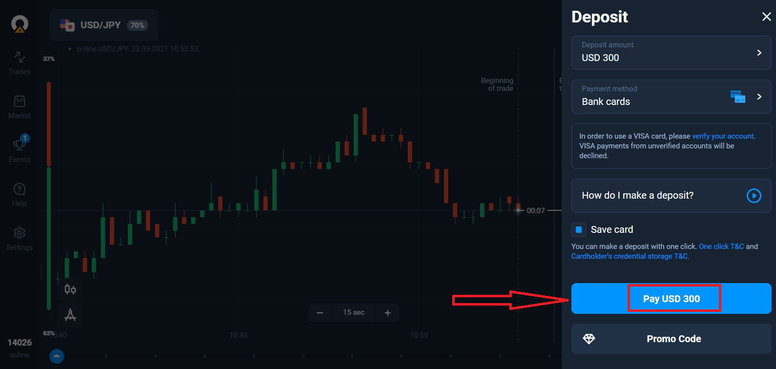 كيفية التداول في Olymptrade للمبتدئين